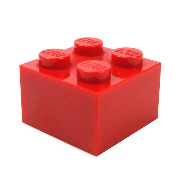 Photo of a LEGO 2x2 brick